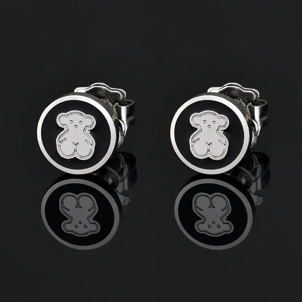 Gold Plated Bear Cufflinks